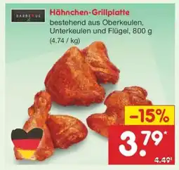 Netto Marken-Discount Hähnchen Grillplatte Angebot