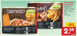 Netto Marken-Discount Prima Menü Snackfood Angebot