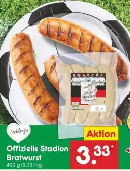 Netto Marken-Discount Offizielle Stadion Bratwurst Angebot
