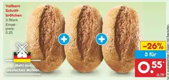 Netto Marken-Discount Vollkorn-Schnittbrötchen Angebot