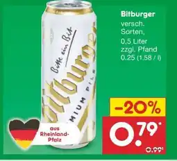 Netto Marken-Discount BITBURGER Angebot