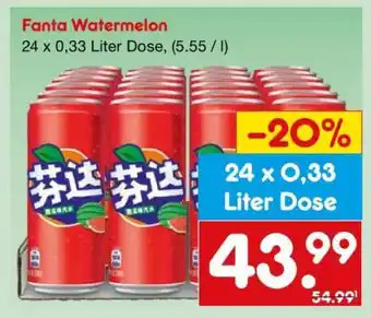 Netto Marken-Discount Fanta Watermelon Angebot