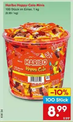 Netto Marken-Discount Haribo Happy-Cola Minis Angebot