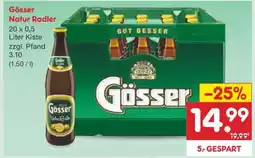 Netto Marken-Discount GÖSSER Natur- radler Angebot