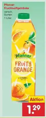 Netto Marken-Discount Pfanner Fruchtsaftgetränke Angebot