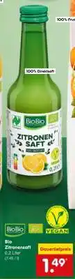 Netto Marken-Discount Bio Zitronensaft Angebot