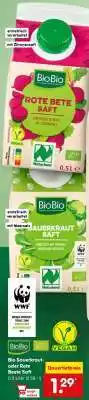 Netto Marken-Discount Bio Sauerkraut- oder Rote Beete Saft Angebot
