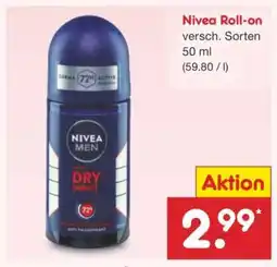 Netto Marken-Discount Nivea Roll On Angebot