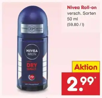 Netto Marken-Discount Nivea Roll On Angebot