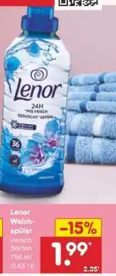 Netto Marken-Discount Lenor Weichspüler Angebot