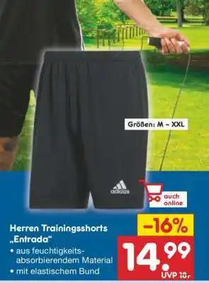 Netto Marken-Discount Herren Trainingsshorts „Entrada“ Angebot