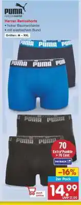 Netto Marken-Discount PUMA Herren-Retroshorts Angebot