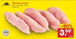 Netto Marken-Discount Hähnchen Innenfilet Angebot