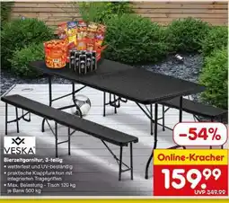 Netto Marken-Discount Bierzeltgarnitur, 3-teilig Angebot