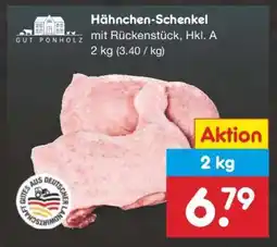 Netto Marken-Discount Hähnchen-Schenkel mit Rückenstück, Hkl. A Angebot
