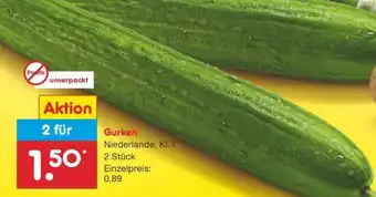 Netto Marken-Discount Gurken Angebot