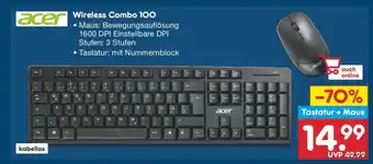 Netto Marken-Discount Wireless Combo 100 Angebot