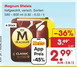 Netto Marken-Discount MAGNUM Stieleis Angebot