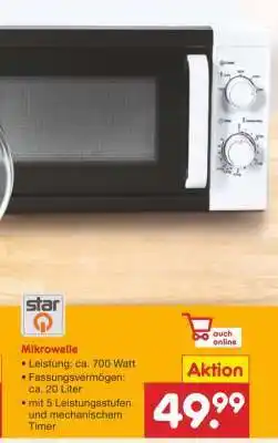 Netto Marken-Discount Mikrowelle Angebot