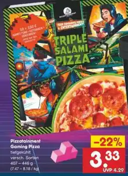 Netto Marken-Discount Pizzatainment Gaming Pizza Angebot