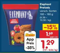 Netto Marken-Discount ELEPHANT Pretzels Angebot