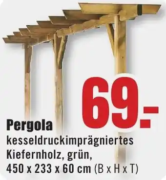 B1 Discount Baumarkt Pergola Angebot