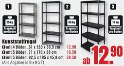 B1 Discount Baumarkt Kunststoffregal Angebot