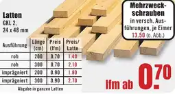B1 Discount Baumarkt Latten Angebot