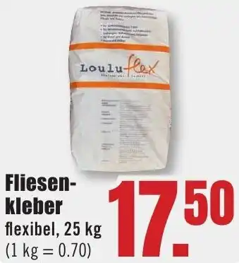 B1 Discount Baumarkt Fliesenkleber Angebot