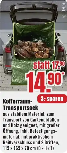 B1 Discount Baumarkt Kofferraum Transportsack Angebot