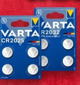 Kaufland Varta Lithium Knopfzellen CR2025 Angebot