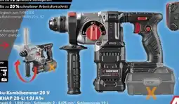 Kaufland Parkside Akku-Kombihammer 20 V PKHAP 20-Li 1.9J A Angebot