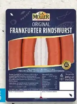 Kaufland G.A. Müller Original Frankfurter Rindswurst Angebot
