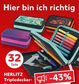 Kaufland Herlitz Tripledecker Federmappe Angebot