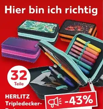 Kaufland Herlitz Tripledecker Federmappe Angebot