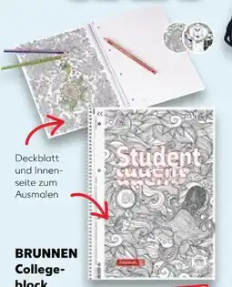 Kaufland Brunnen Collegeblock ZENart Angebot