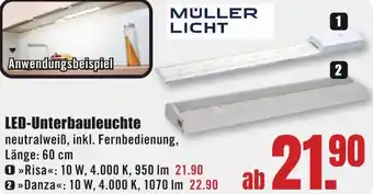 B1 Discount Baumarkt MULLER LICHT LED-Unterbauleuchte Angebot