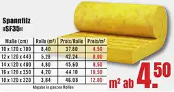 B1 Discount Baumarkt Spannfilz SF35 Angebot