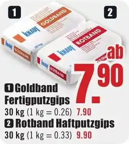 B1 Discount Baumarkt KNAUF Goldband Fertigputzgips Angebot