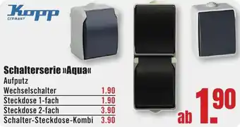 B1 Discount Baumarkt Kopp Schalterserie Aqua Angebot