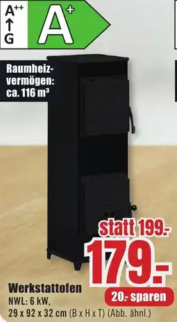 B1 Discount Baumarkt Werkstattofen Angebot