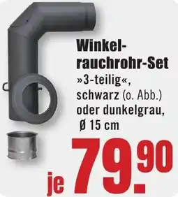 B1 Discount Baumarkt Winkelrauchrohr-Set Angebot