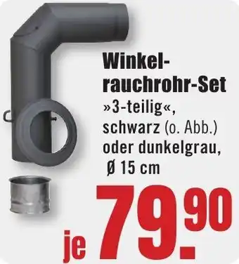 B1 Discount Baumarkt Winkelrauchrohr-Set Angebot