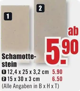B1 Discount Baumarkt Schamottestein Angebot