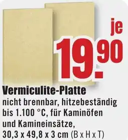 B1 Discount Baumarkt Vermiculite-Platte Angebot