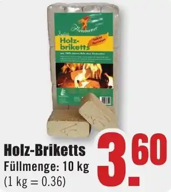 B1 Discount Baumarkt Holzbriketts Angebot