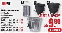 B1 Discount Baumarkt FIREFIX Mehrzweckeimer Angebot
