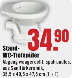B1 Discount Baumarkt Stand WC-Tiefspüler Angebot