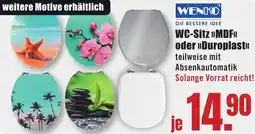 B1 Discount Baumarkt WENKO WC-Sitz MDF oder Duroplast Angebot