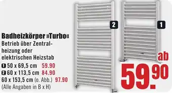 B1 Discount Baumarkt Badheizkörper Turbo Angebot